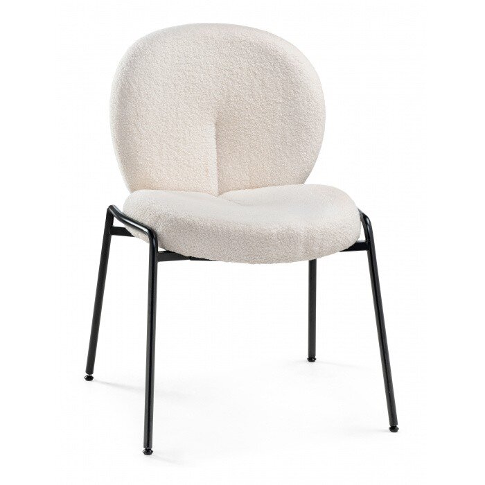 Стул на металлокаркасе Kalipso 1 white / black 
